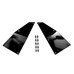 Radiator Scoops, Polaris RZR RS1 - Black