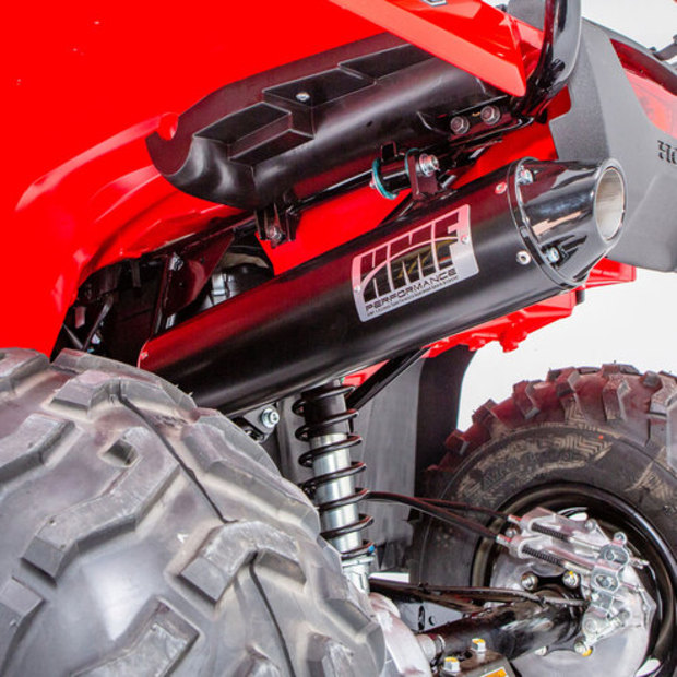HMF Exhausts & Front Bumper on Honda Rancher 420